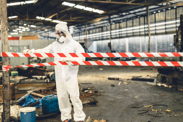 Professional Trauma Scene Cleanup technician working in Frisco, TX